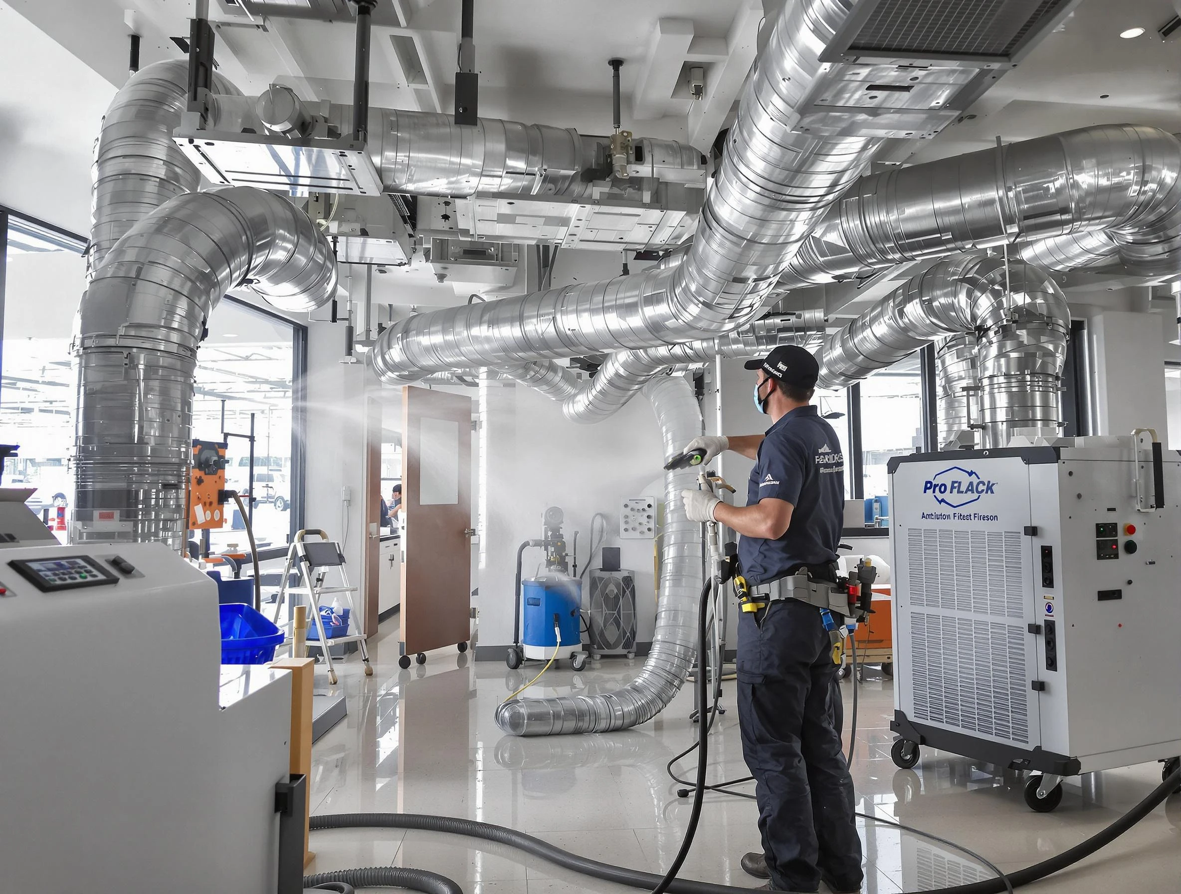 Negative Pressure Air Duct Cleaning in Dumbarton