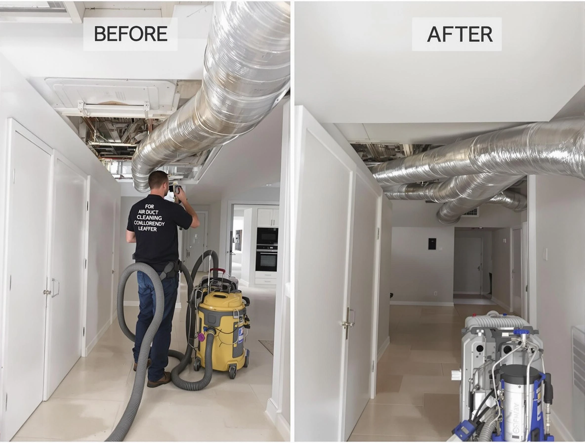 Dumbarton Air Duct Cleaning professional performing thorough air duct cleaning in Dumbarton